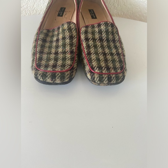 Kate spade Vintage Tweed Square Toe Flats Loafers - Picture 2 of 7